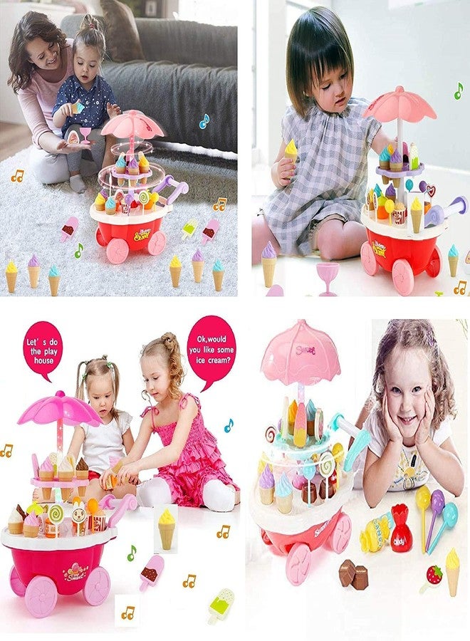 TEMSON Exclusive Collection of Realistic Sliceable Fruits,Vegetables,Fast Food, Bakery Products,Cake,Doughnuts for Girls and Boys (Candy Cart) - Image 3